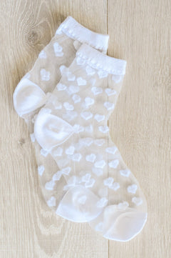 Just an Illusion Sheer Socks Pack of 2 - Molliee Boutique