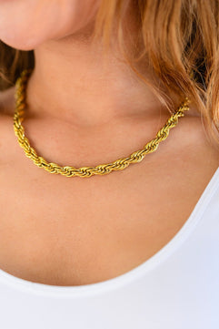 Midas Touch Classic Rope Chain - Molliee Boutique