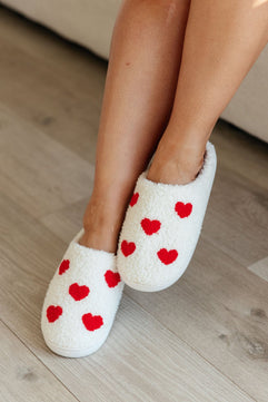 Mini Hearts Cozy Slippers - Molliee Boutique