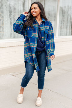 No Tears Plaid Coat - Molliee Boutique