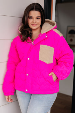 Not Sure How Puffer Jacket - Molliee Boutique