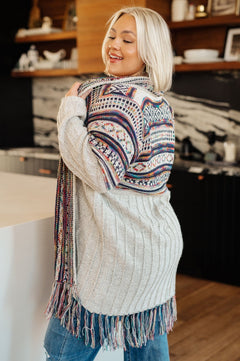 Oh So Lucky Fringe Cardigan - Molliee Boutique