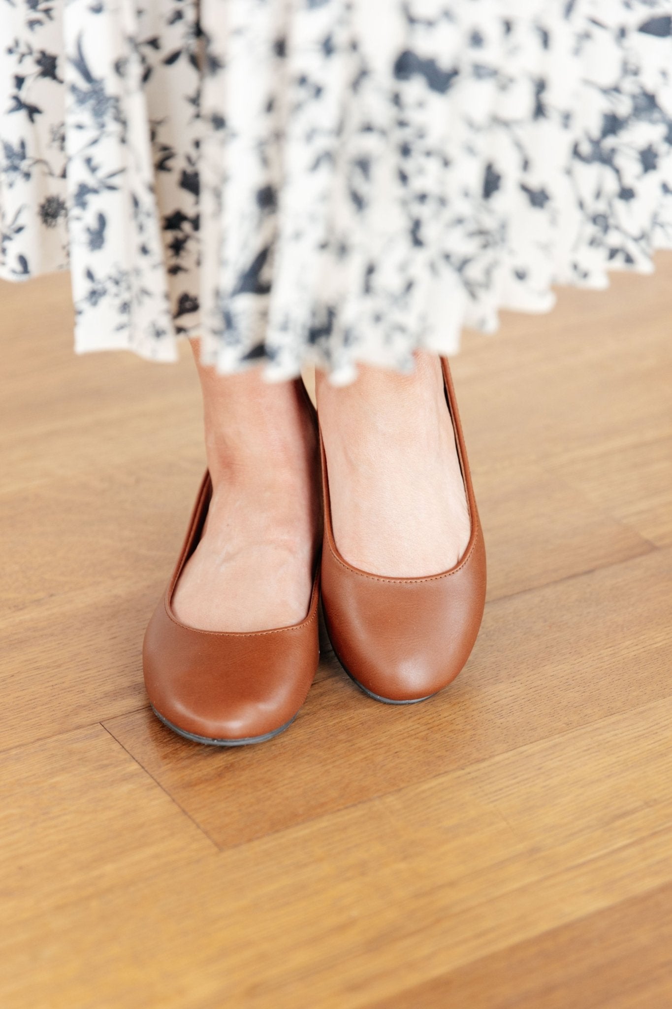 On Your Toes Ballet Flats in Camel - Molliee Boutique