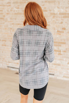 Out of the Way Plaid Button Up - Molliee Boutique