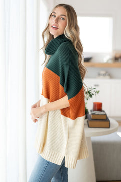 Perfectly Prompted Turtleneck Sweater - Molliee Boutique