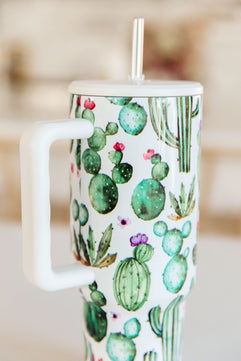 Plant Lover 40 Oz Cactus Tumbler - Molliee Boutique