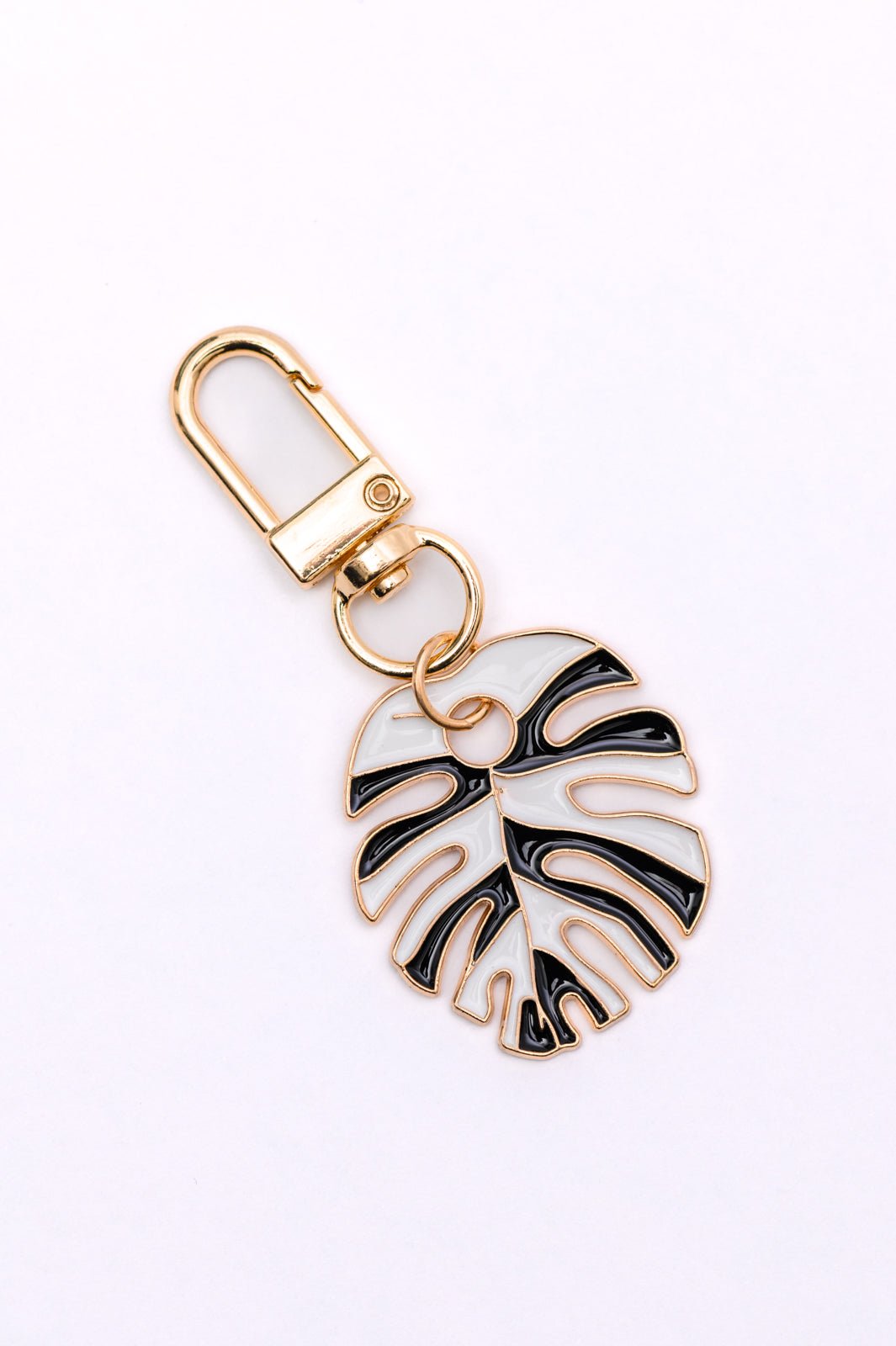 Plant Lover Monstera Keychain - Molliee Boutique