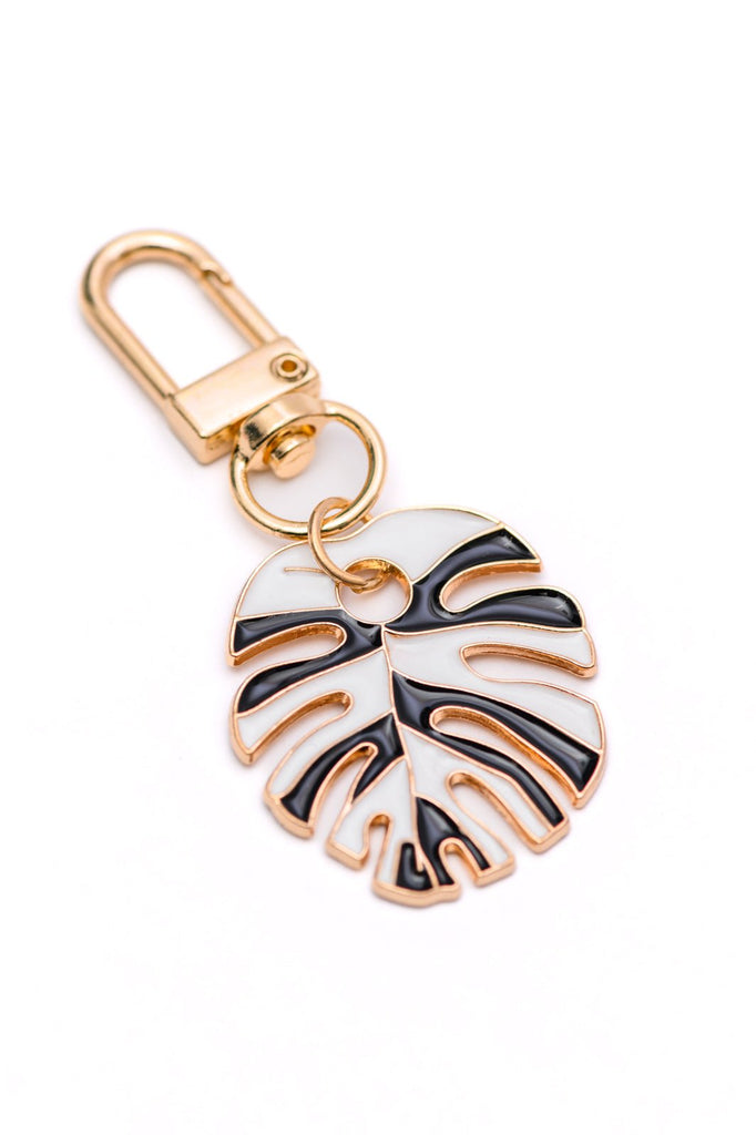 Plant Lover Monstera Keychain - Molliee Boutique