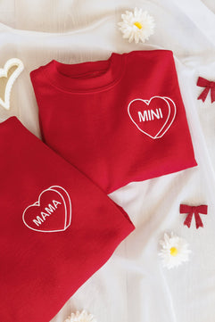 PREORDER: Matching Mama Embroidered Sweatshirt - Molliee Boutique