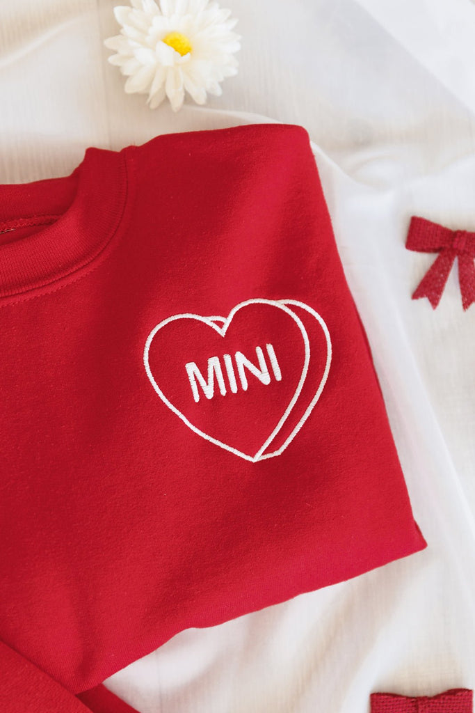 PREORDER: Matching Mini Embroidered Sweatshirt - Molliee Boutique