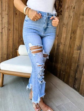 PREORDER: Urban Distressed Jeans - Molliee Boutique