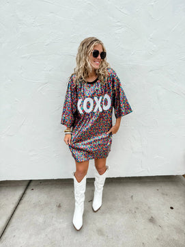 PREORDER: XOXO Sequin Top - Molliee Boutique