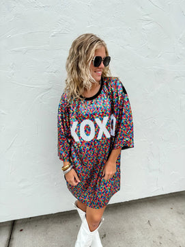 PREORDER: XOXO Sequin Top - Molliee Boutique