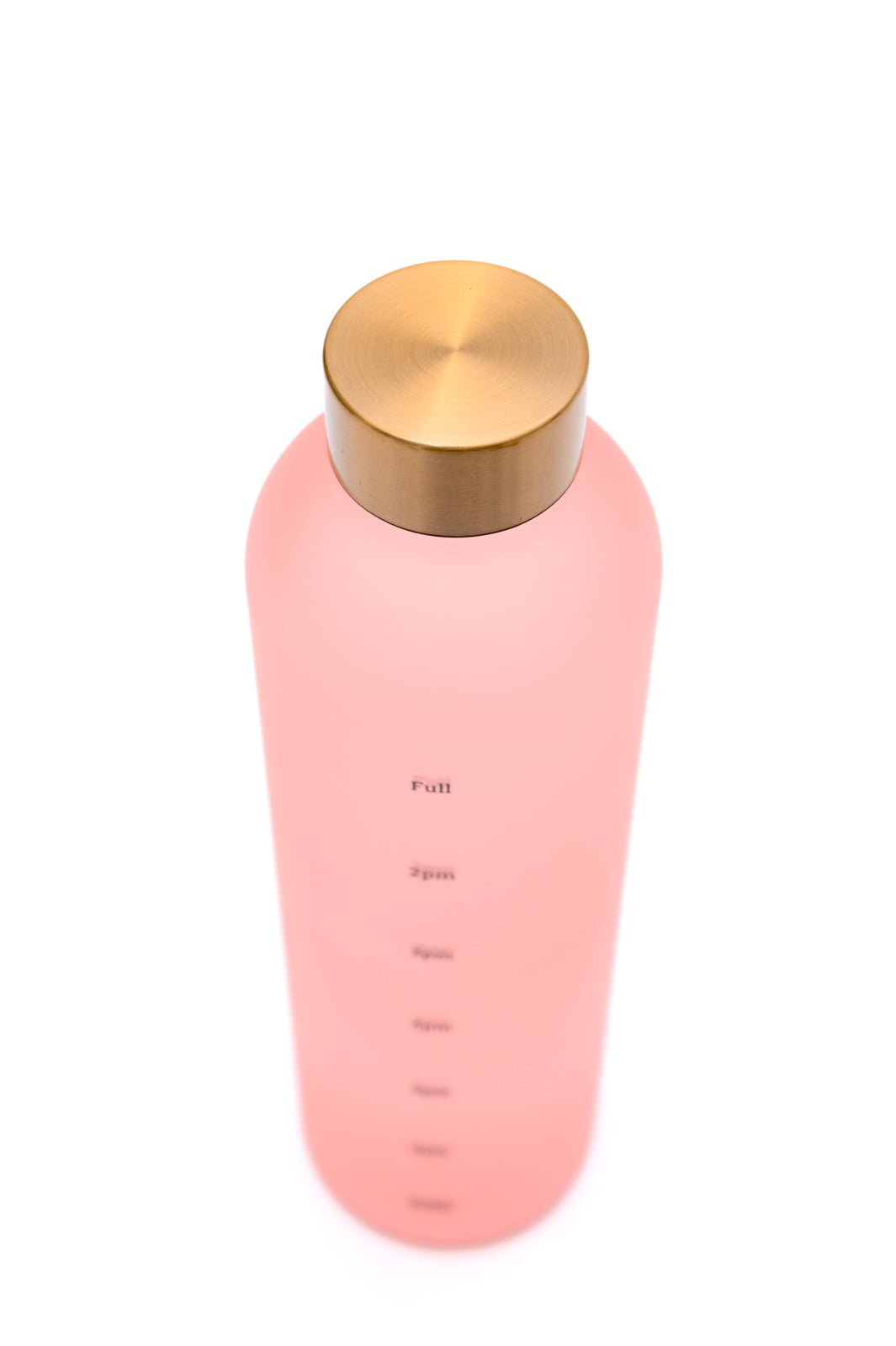 Sippin' Pretty 32 oz Translucent Water Bottle in Pink & Gold - Molliee Boutique