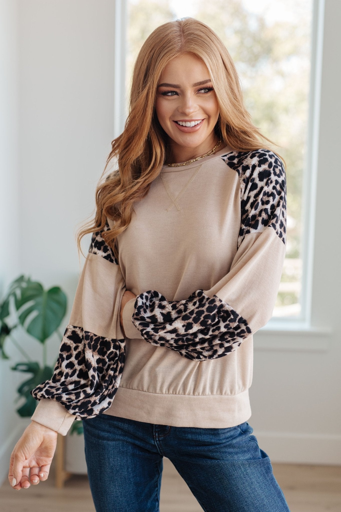 Sometime Safari Animal Print Top - Molliee Boutique