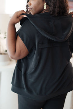 Still Moving Sleeveless Hoodie - Molliee Boutique