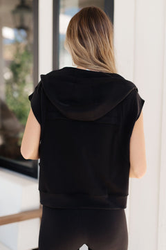 Still Moving Sleeveless Hoodie - Molliee Boutique