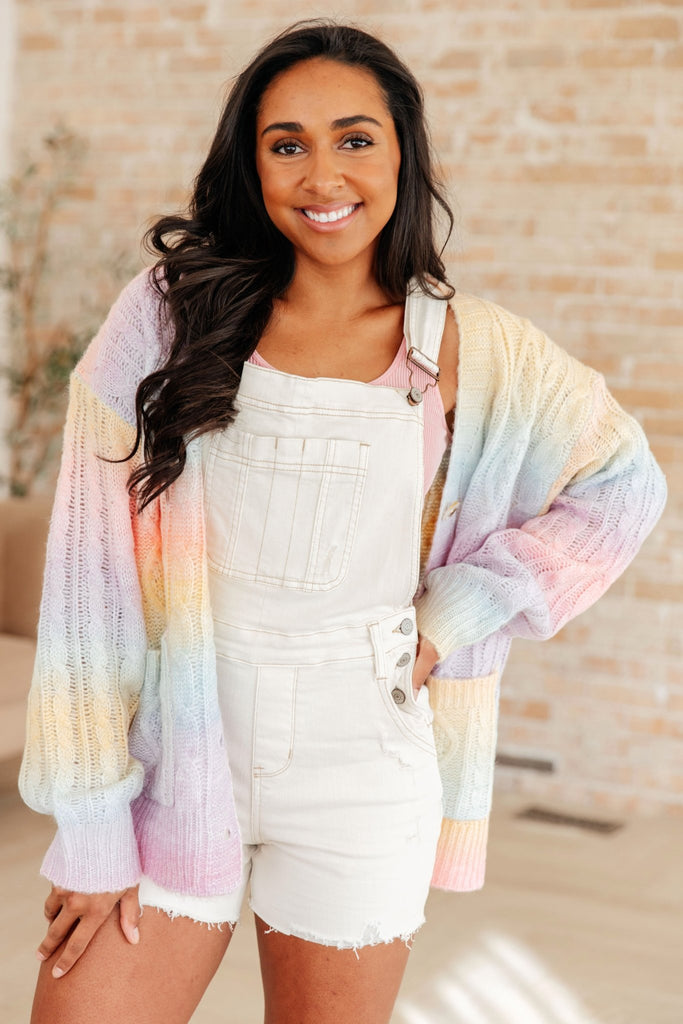 Sweet Dreams Rainbow Cardigan - Molliee Boutique