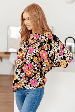 Take Another Chance Floral Print Top - Molliee Boutique