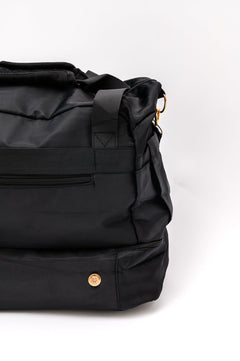 Travel Bestie Duffel in Black - Molliee Boutique