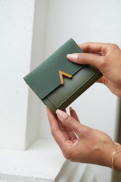 True North Wallet in Green - Molliee Boutique