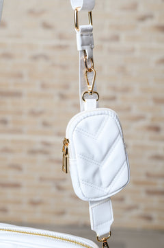 Under Your Spell Crossbody in White - Molliee Boutique